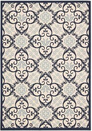 Nourison Caribbean CRB02 Ivory Navy